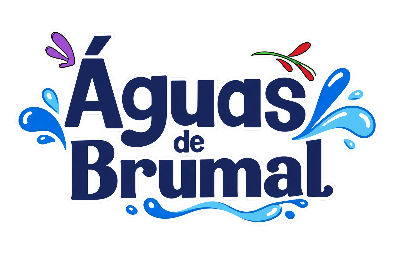 Ilustração do Largo de Brumal envolvido pelas águas
