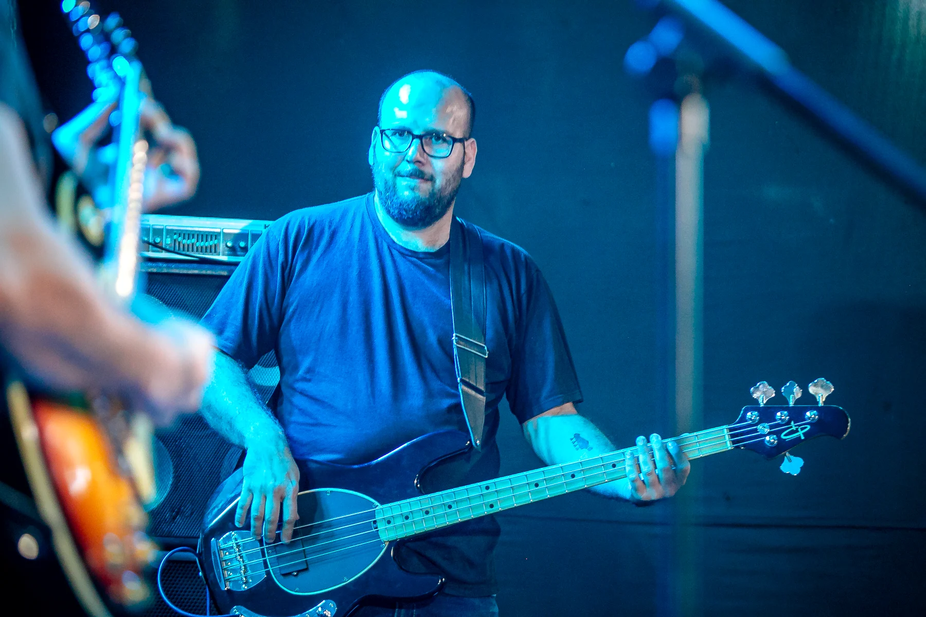 Apresentação musical no Festival