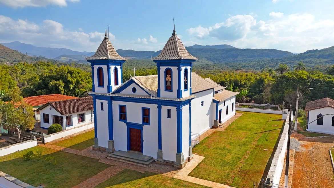 Vista aérea do Largo de Santo Amaro